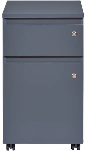 Kontejner na kolečkách player - šedá