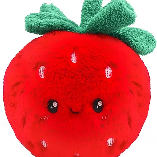 Dekorační polštářek jahůdka - červená