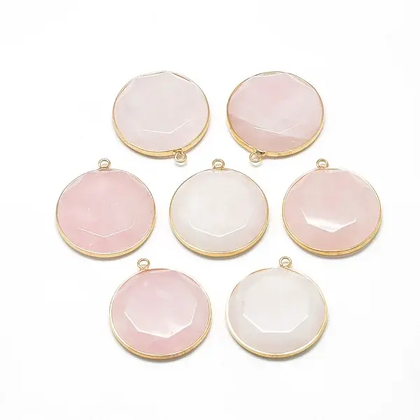 Natural Rose Quartz Pendants