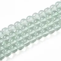 Baking Paint Transparent Glass Beads