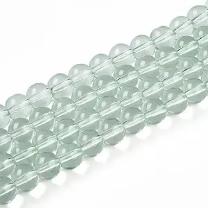 Baking Paint Transparent Glass Beads