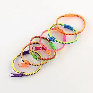 Plastic Zipper Bracelets