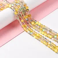 Synthetic Moonstone Beads Strands
