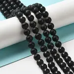 Dyed Natural Agate Round Bead Strands