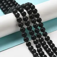 Dyed Natural Agate Round Bead Strands