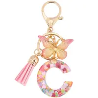 Zinc Alloy Tassel Keychain