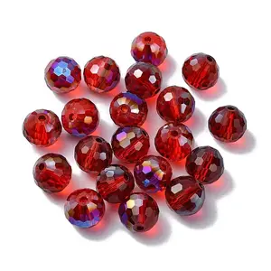 AB Color Plated Glass Beads