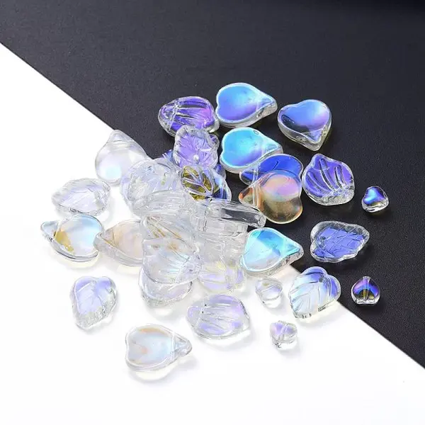 Electroplate Transparent Glass Beads