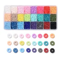 240g 24 Colors Handmade Polymer Clay Beads