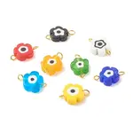 Handmade Millefiori Glass Connector Charms