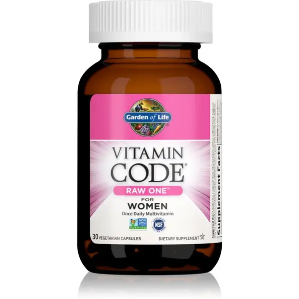 Garden of Life Vitamin Code RAW ONE Women kapsuly s multivitamínovým komplexom pre ženy 30 cps