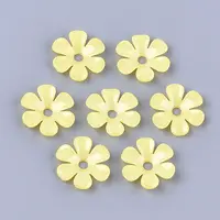 Opaque AS Plastic Bead Caps