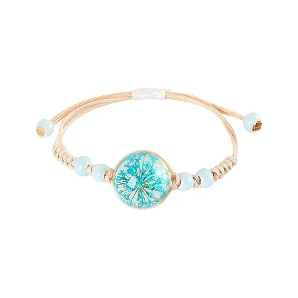 Porcelain Beads Braided Bead Bracelet for Girl Women