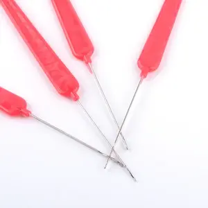 Iron Crochet Hooks with Plastic Handle Covered