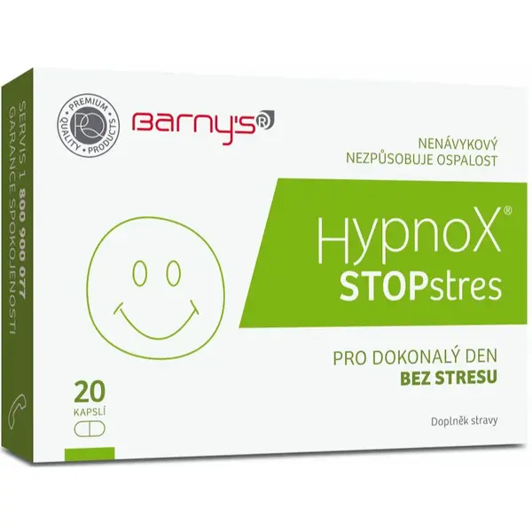 Barny's HypnoX STOPstress kapsle proti stresu 20 cps