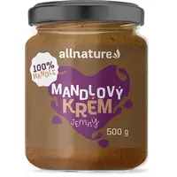 Allnature Mandlový krém 100% ořechový krém 500 g