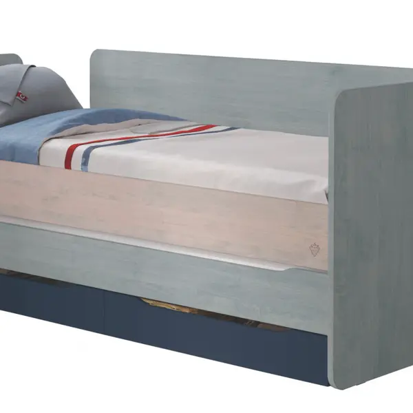 Posteľ i 90x200 s prístelkou a úložným priestorom lincoln modular -