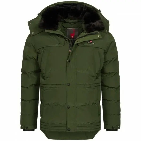 HÖHENHORN ADAMELO Pánská zimní bunda, zelená, velikost