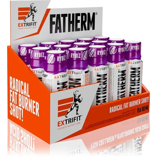 Extrifit Fatherm Shot doplněk stravy pro sportovce příchuť Blackcurrant 15x90 ml