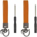 Cowhide Leather Keychain
