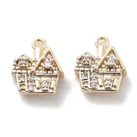 Micro Pave Clear Cubic Zirconia Pendants