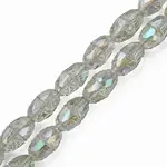 Electroplate Transparent Glass Beads Strands