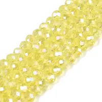 Electroplate Glass Beads Strands
