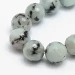 Natural Sesame Jasper/Kiwi Jasper Beads Strands