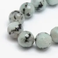 Natural Sesame Jasper/Kiwi Jasper Beads Strands