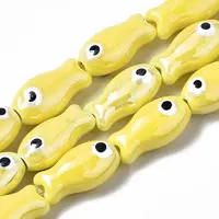 Handmade Porcelain Ceramic Beads Strands