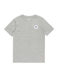 CONVERSE Tričko  sivá melírovaná