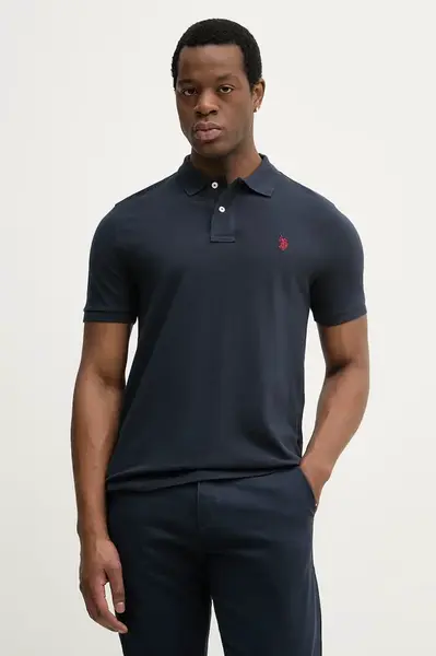 Bavlněné polo tričko U.S. Polo Assn. DHM PIQUE