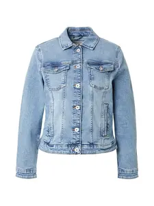TOM TAILOR Prechodná bunda  modrá denim