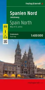 Severní Španělsko – Camino de Santiago 1:400 000 / automapa