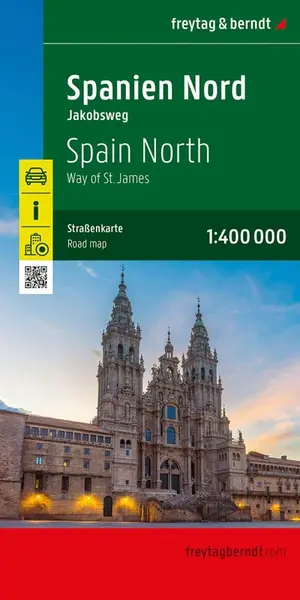 Severní Španělsko – Camino de Santiago 1:400 000 / automapa