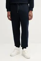 Bavlněné tepláky United Colors of Benetton modrá barva, 342ZUF01B