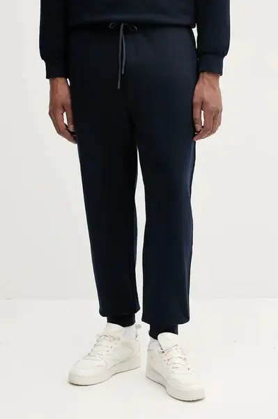 Bavlněné tepláky United Colors of Benetton modrá barva, 342ZUF01B