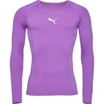 Puma LIGA BASELAYER TEE LS Pánské sportovní triko, fialová, velikost