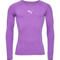 Puma LIGA BASELAYER TEE LS Pánské sportovní triko, fialová, velikost