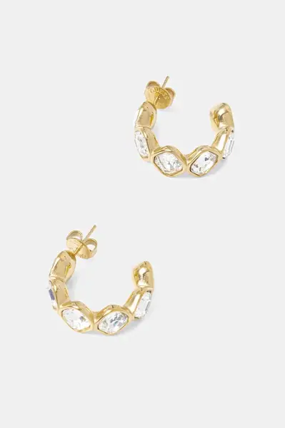 Guess náušnice ženské z nerezové oceli s krystaly MAMOUNIA