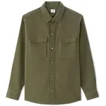 CELIO NAGASTRET Pánská overshirt košile, tmavě zelená, velikost