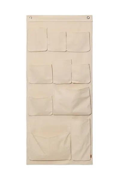 Nástěnný organizér ferm LIVING Canvas XL Wall Pockets