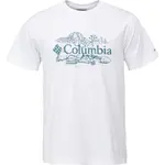 Columbia KETTLE RIVER GRAPHIC TEE Pánské triko, bílá, velikost