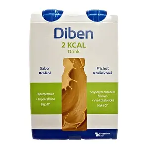 DIBEN 2 kcal Drink  meruňka-broskev 4 x 200 ml