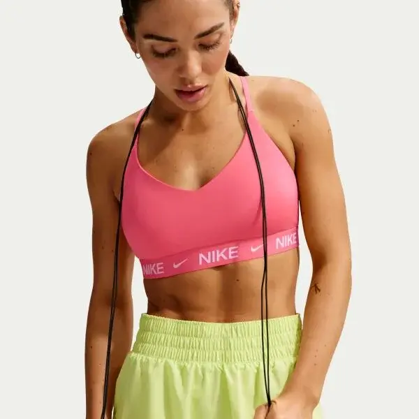 Nike INDY Dámská sportovní podprsenka, růžová, velikost