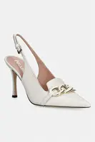 Kožené lodičky Pollini