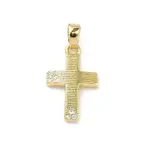 Brass Micro Pave Clear Cubic Zirconia Pendants