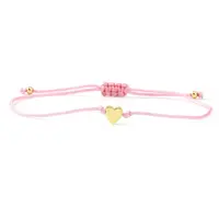 Valentine's Adjustable Braided Polyester Cord Bracelets