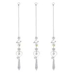 3Pcs Alloy Planet Star Hanging Ornaments