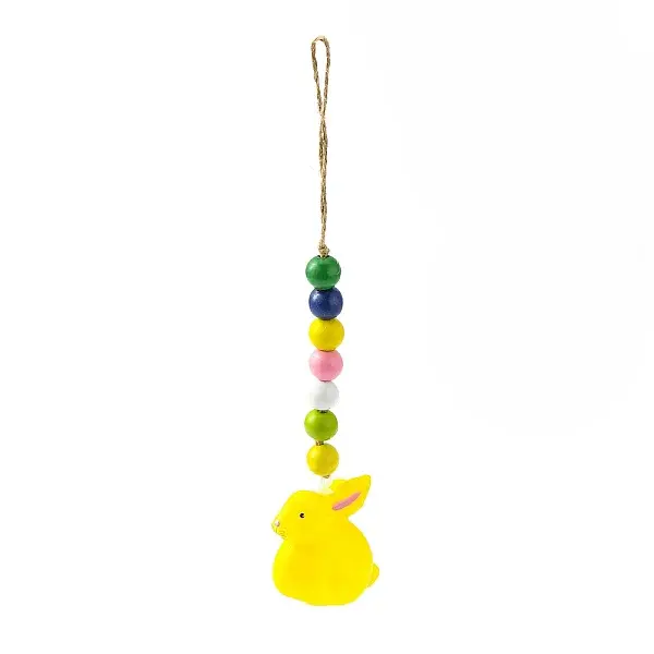 Easter Theme Plastic Rabbit Pendant Decorations